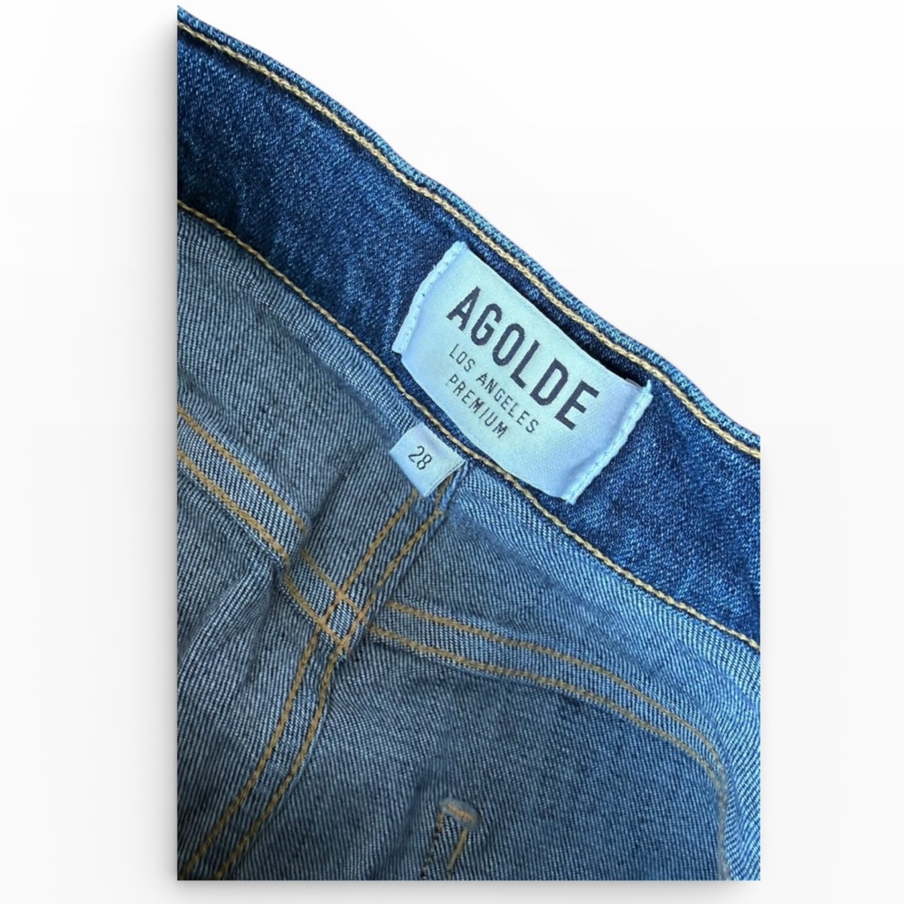 Agolde Deep Blue Skinny Jeans - Picture 2 of 5
